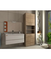 Słupek łazienkowy Adaś 4D sonoma 56 cm